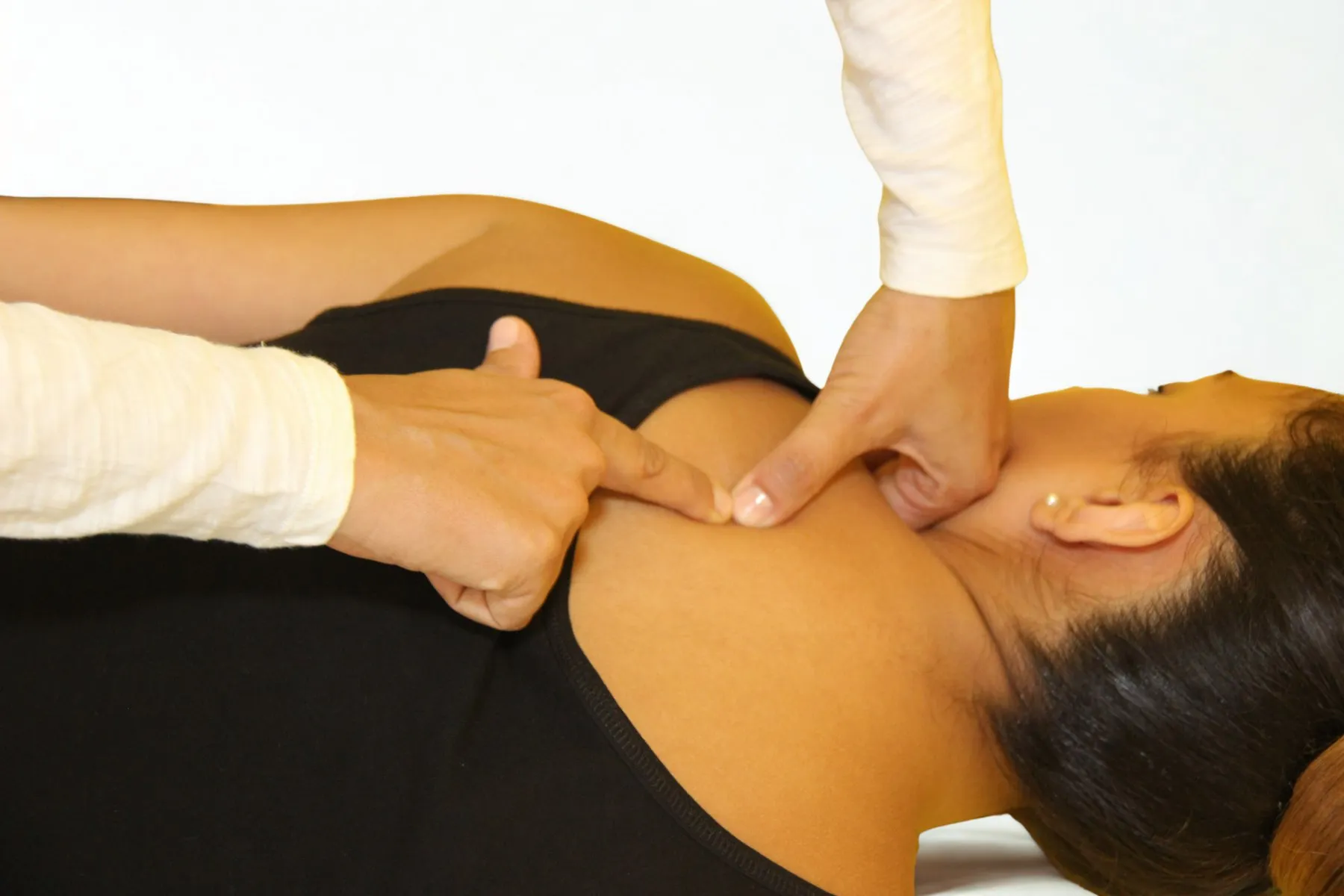 A Bowen move performed on the neck