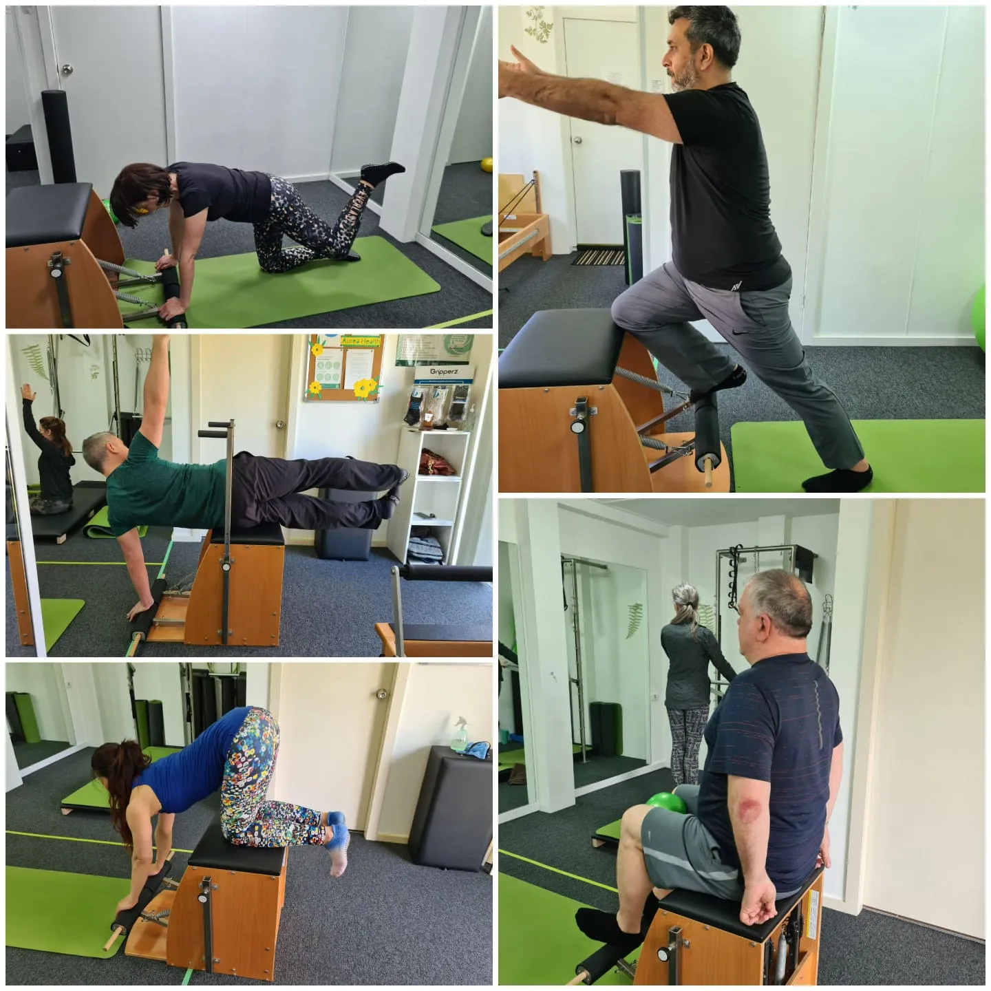 Equipment work at the Aurea Health studio